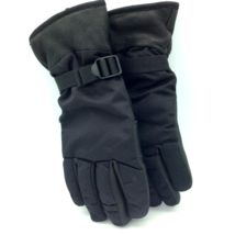 ENPROTEX GLOVES Mens L Deerskin Leather Palm Suede Black Thinsulate Moto... - $89.09