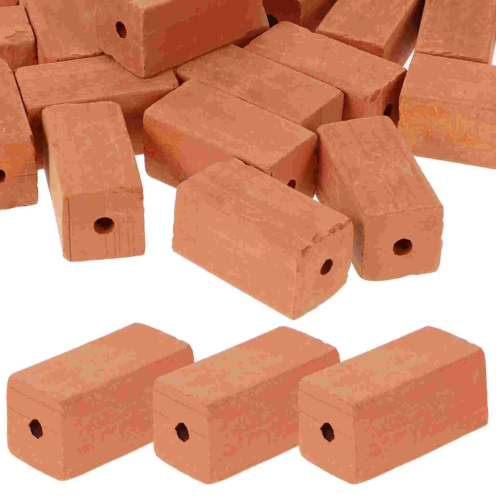 Bricks for Landscaping Mini Building Blocks Miniature Wall Decors Fake Crafts - £10.60 GBP