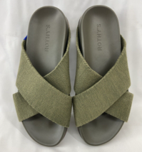 Rothy’s The Weekend Slide Green Sandal Women&#39;s Size 5.5 - £36.57 GBP