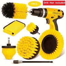 7pc Electric Drill Brush Set for Powerful Cleaning Tasks - £22.34 GBP