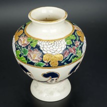 Japanese Gosu blue Satsuma vase Meiji period circa 1900 - £133.21 GBP