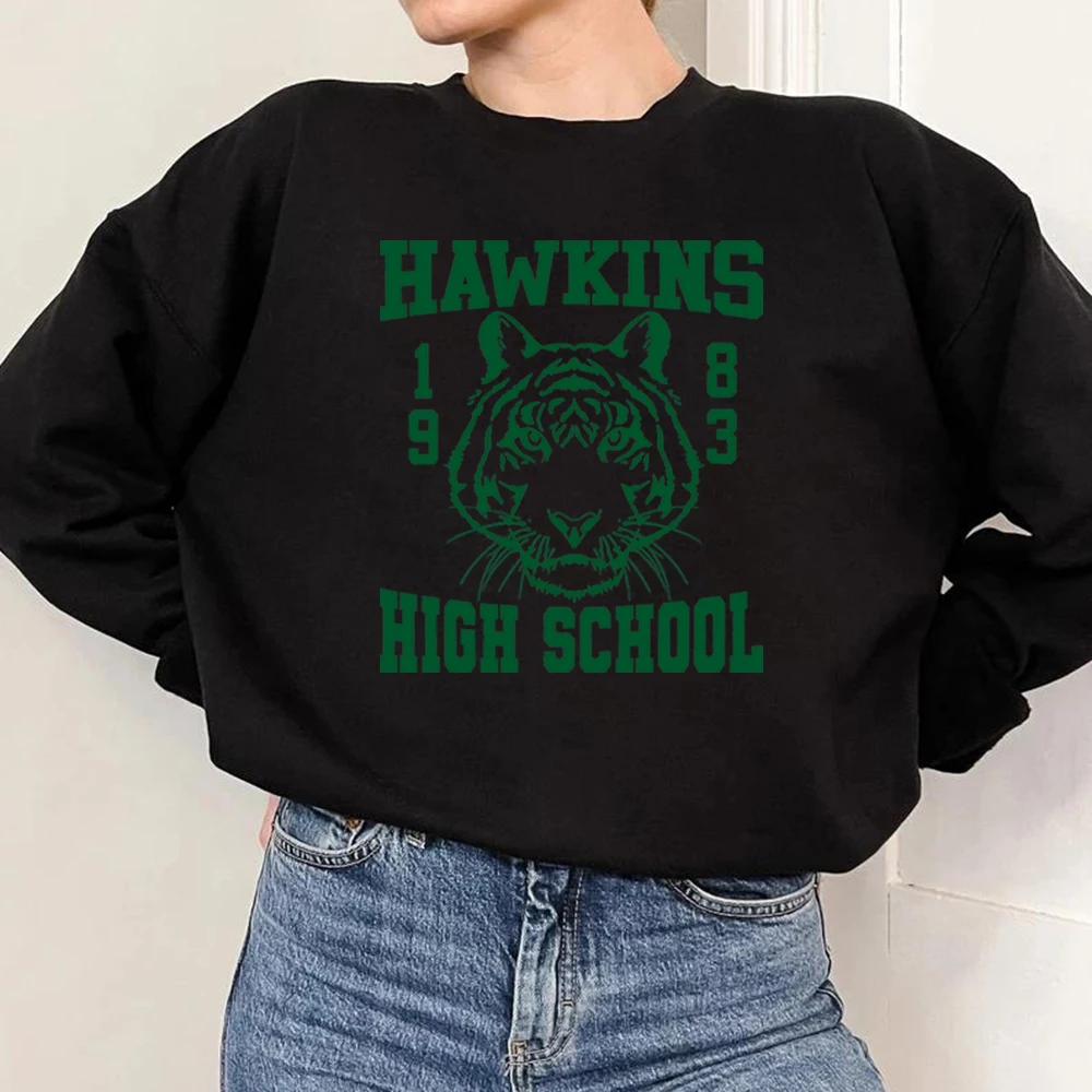  Hawkins High School Sweatshirt Stranger Things Inspired Sweatshirts Men Women S - £104.30 GBP