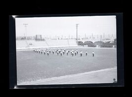 BLACK &amp; WHITE NEGATIVE * snapshot Victor McLaglen Sport Center military ... - $7.95