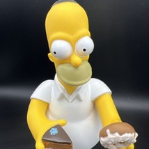 The Simpsons 1998 Wesco Homer Donuts &amp; Cake Talking Alarm Clock WORKS RARE - $35.53