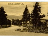 Wayne Ave Moosehead Lake Highlands Postcard Greenville Maine - $13.37