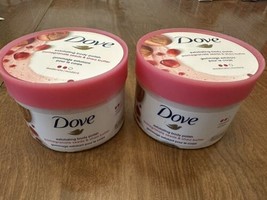 Lot of 2 Dove Exfoliating Body Polish Pomegranate Seeds &amp; Shea Butter 10.5oz Ea - $12.45