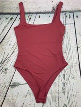 Bodysuit for Women Sleeveless Backless Tank Top Merlot Small - £11.20 GBP