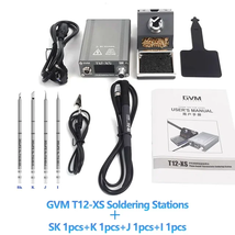 RELIFE GVM T12-XS Soldering Station T12 Intelligent Welding Table LED Di... - £83.91 GBP