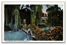 Willow Pond East Avenue Rochester New York NY UNP WB Postcard H22 - £2.29 GBP