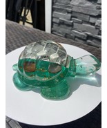 Money Turtle, Money In Resin, Ocean Gift, Tortoise, Handmade, Sea Turtle... - $34.65