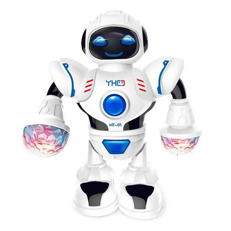 Walking Robot Toy Electric Dancing Robot Toy With Led Lights Flashing And Music - £21.02 GBP+
