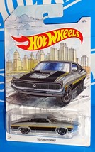 Hot Wheels 2018 Walmart Detroit Muscle Cars 6/6 &#39;70 Ford Torino Silver w/ OH5SPs - £4.78 GBP