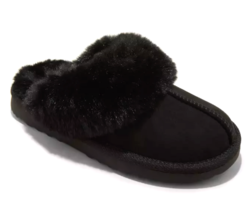 Niños &#39; Inez Arañar Pantuflas Negro - Cat &amp; Jack - Talla 3 Nuevo Con Eti... - $9.99