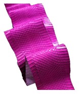 Patent Neon Snake Skin Snakeskin Leather Elaphe Hide - $20.86+