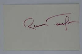 Russ Tamblyn Signed 3x5 Index Card Autographed West Side Story - £31.37 GBP