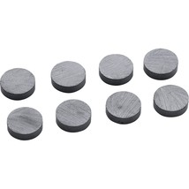 8Pk Magnet Source Black Ceramic Disc Magnet .75 in x .19 in - £5.93 GBP