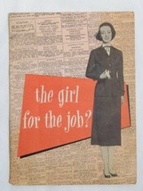 1954 Bristol Myers AD Advertising THE GIRL FOR THE JOB grooming etiquette guide - £19.73 GBP