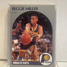 1990-91 NBA Hoops #135 Reggie Miller Indiana Pacers Basketball Card - £1.45 GBP