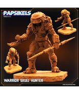 3D Printed Papsikels Cyberpunk Sci-Fi Warrior Skull Hunter - 28mm 32mm - $7.82+