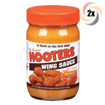 2x Jars The Original HOOTERS Wing Sauce Medium | 12oz | Thrill On The Gr... - $26.84