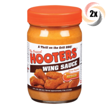 2x Jars The Original HOOTERS Wing Sauce Medium | 12oz | Thrill On The Gr... - £21.08 GBP