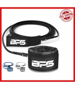 10ft ‘Storm’ Surfboard Leash with Triple-Wrap Rail Saver for Enhanced Pr... - $38.60