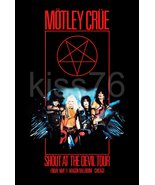 MOTLEY CRUE Custom 23 x 35 Shout At The Devil Tour Chicago Aragon Ball Room - £35.97 GBP