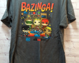Funko POP! Bazinga Big Bang Theory in superhero costumes Men&#39;s t-shirt M... - £12.25 GBP
