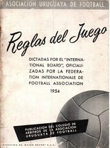 Vintage 1954 Uruguay Football Association Rule Book Official FIFA Soccer - £48.08 GBP