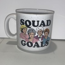 Golden Girls Squad Goals Coffee Mug Large Cup 20 OZ Speckled Ceramic Camper - £10.08 GBP