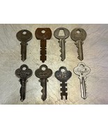 Vintage Keys - Mixed Lot of 8 - CORBIN, KEIL, BASCO, ILCO, etc. - $33.85