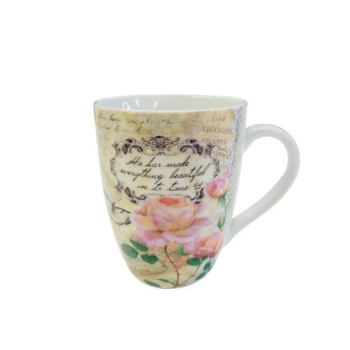 Primary image for Divinity Rose Mug Ecc 3:11 All Things Beautiful 12 oz Ceramic Coffee Mug Script