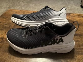 slightly used Hoka One One Womens Rincon 3 Running Shoes -  Black - Size 8B - £78.11 GBP
