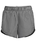 Athletic Works ~ Size XL (16-18) ~ Black Gingham ~ Pull-On ~ Running Shorts - £11.78 GBP