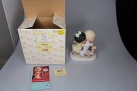 Precious Moments, &quot;LOVE IS COLOR BLIND&#39; FIGURINE #524204, Used - $24.74