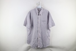 Brooks Brothers Mens Large Distressed Non Iron Short Sleeve Button Down ... - $24.70