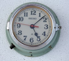 Vintage Slave Maritime Wall Clock Nautical Ship Seiko Industrial Retro clock - £106.83 GBP