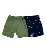 2 Carters Toddler Boys Shorts 12 Months Cotton Easy On Easy Off Summer - $137.44 MXN