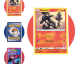 Ultra Prism Pokemon Card (M13): Salandit 25/156, 18 Charizard Stamp - $5.90