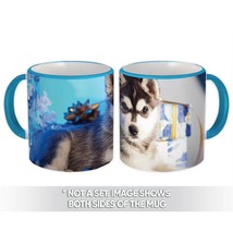 Siberian Husky Christmas Present : Gift Mug Dog Pet Puppy Animal Cute - £12.57 GBP
