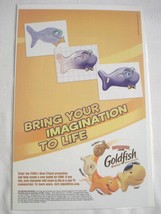 2007 Ad Pepperidge Farm Goldfish with Finn the Godfish - £6.29 GBP