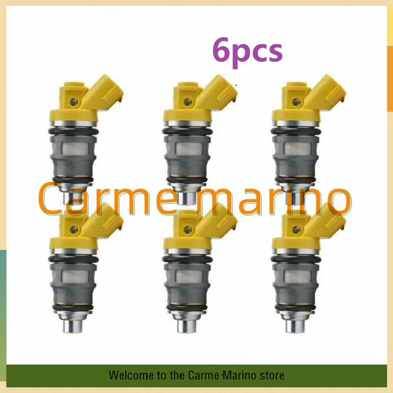 6pcs 1001-87091 New  E85 650Cc Fuel Injectors For  Supra J1JZ-GTE 2JZ-GTE 1001-8 - $334.63