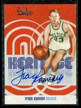 2009-10 Panini Studio Heritage Frank Ramsey #16 Signed Autograph Boston Celtics - £27.24 GBP