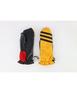 Vtg 60s Streetwear Distressed Fleece Lined Winter Mittens Gloves Womens ... - €34,11 EUR