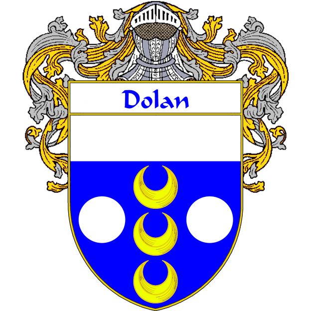 Dolan Family Crest / Coat of Arms JPG and PDF - Instant Download - $2.90