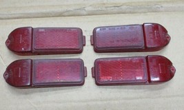 4 Vintage Lucas L824 Red RH LH Side Markers Blinkers  AG1 - $64.17