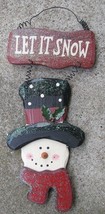   Christmas Decor 1234SnowNB - Let it Snow Snowman - $5.95