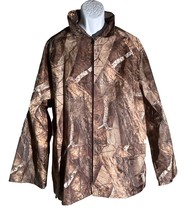 GAMEHIDE Men&#39;s Long Sleeve Full Zip Vented Hunting Rain Jacket 2XL - £14.80 GBP