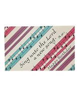 Postcard Sing Unto The Lord A New Song Religious Happy Birthday Posted - $6.88 CAD