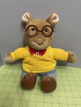 Vintage Eden Arthur Plush 15&quot; PBS 1992 Marc Brown Stuffed Animal Toy - $16.82